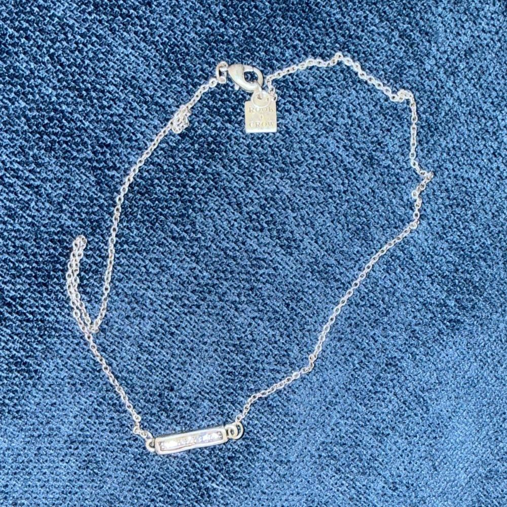 Silver Bar Necklace